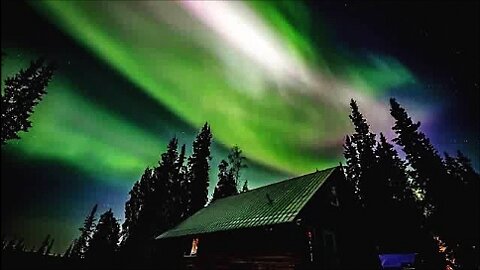 Northern Lights Show in Fairbanks Alaska