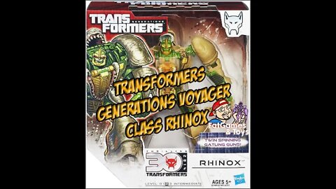 Transformers Generations 30TH Voyager Class Rhinox Review