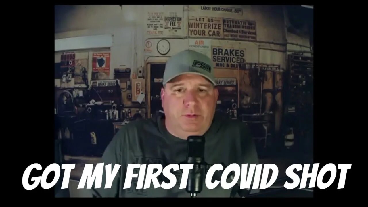 got my first shot , feeling tired and sore today