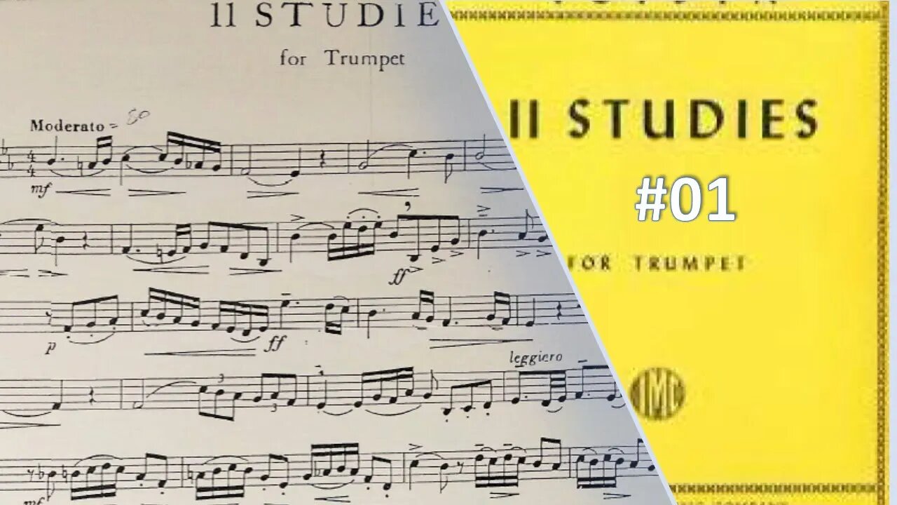 🎺🎺🎺 [TRUMPET ETUDE] Voisin 11 Studies for trumpet - #01 por Helder Passinho Jr.