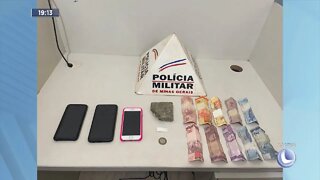 Tráfico de drogas: dupla presa no bairro cidade nova na cidade de Capelinha