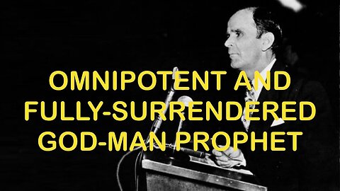 Omnipotent and Fully Surrendered God-Man