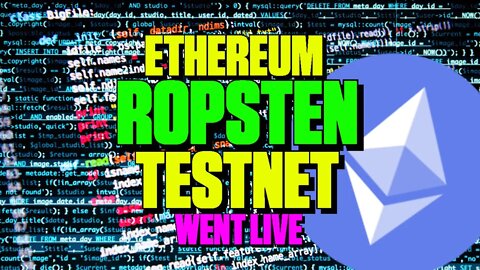 Ethereum Ropsten Testnet is Live - 128