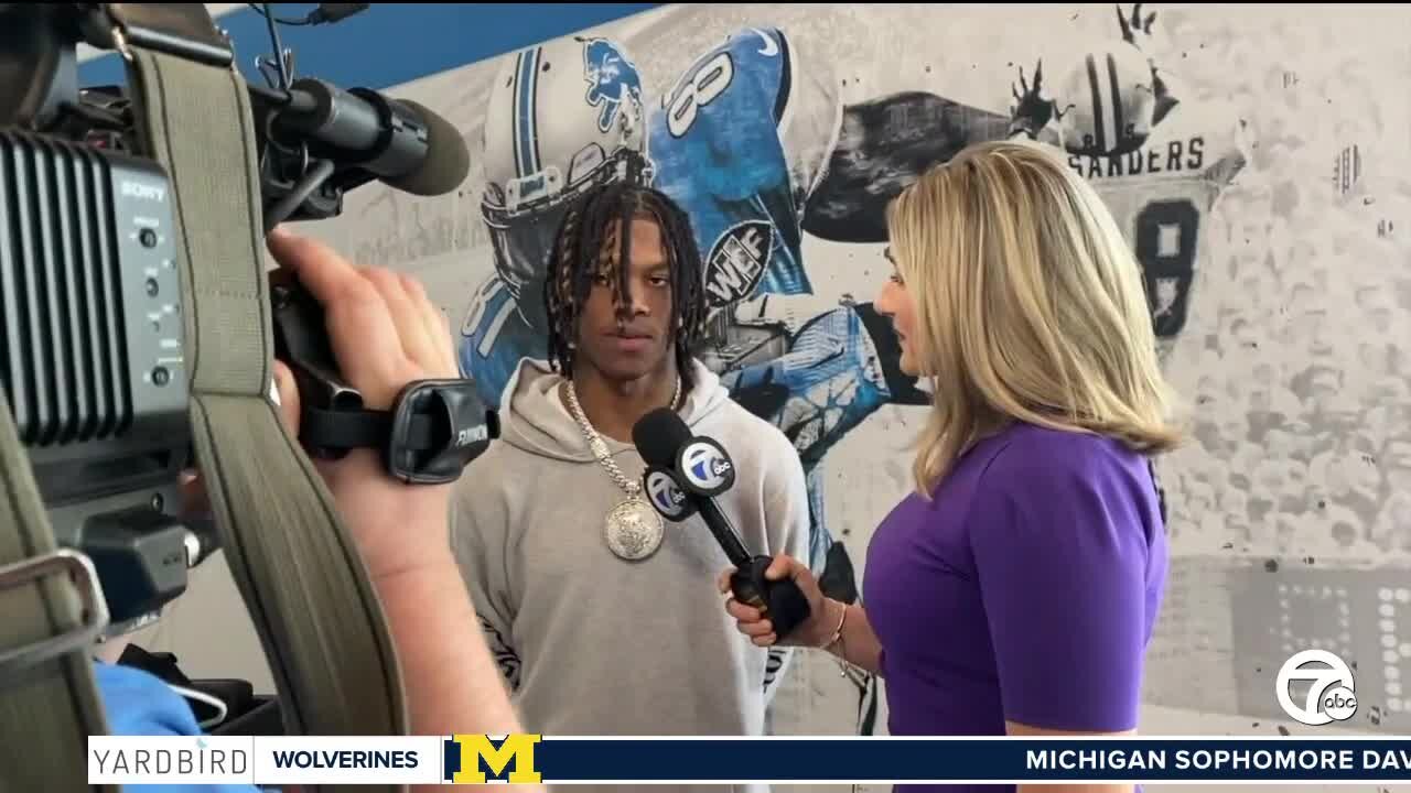 Lions first round draft pick Jameson Williams talks one-on-one with Jeanna Trotman