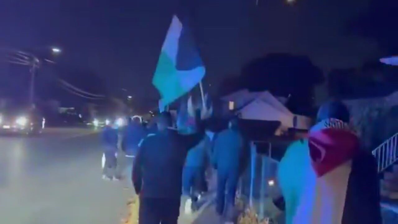 Pro-Terror Mob Marching In Bergenfield, NJ: 'Globalize The Intifada'…As Jews Are Beaten In Amsterdam