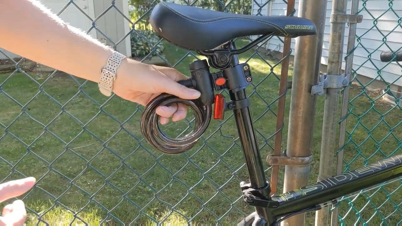 Review of Bike Lock Cable, Outdoor Anti-Theft Bicycle Lock with 2 Keys