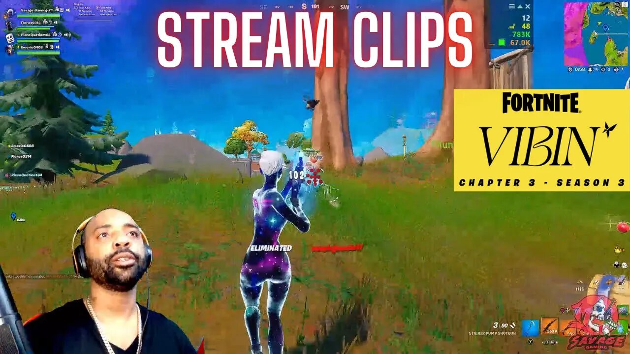 FORTNITE [LIVE] STREAM CLIPS CHAPTER 3 SEASON 3