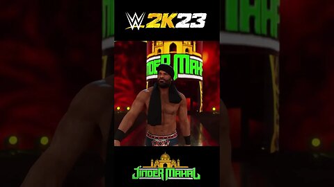 "The Maharaja's Grand Arrival: Jinder Mahal's Epic Entrance in WWE 2K23"