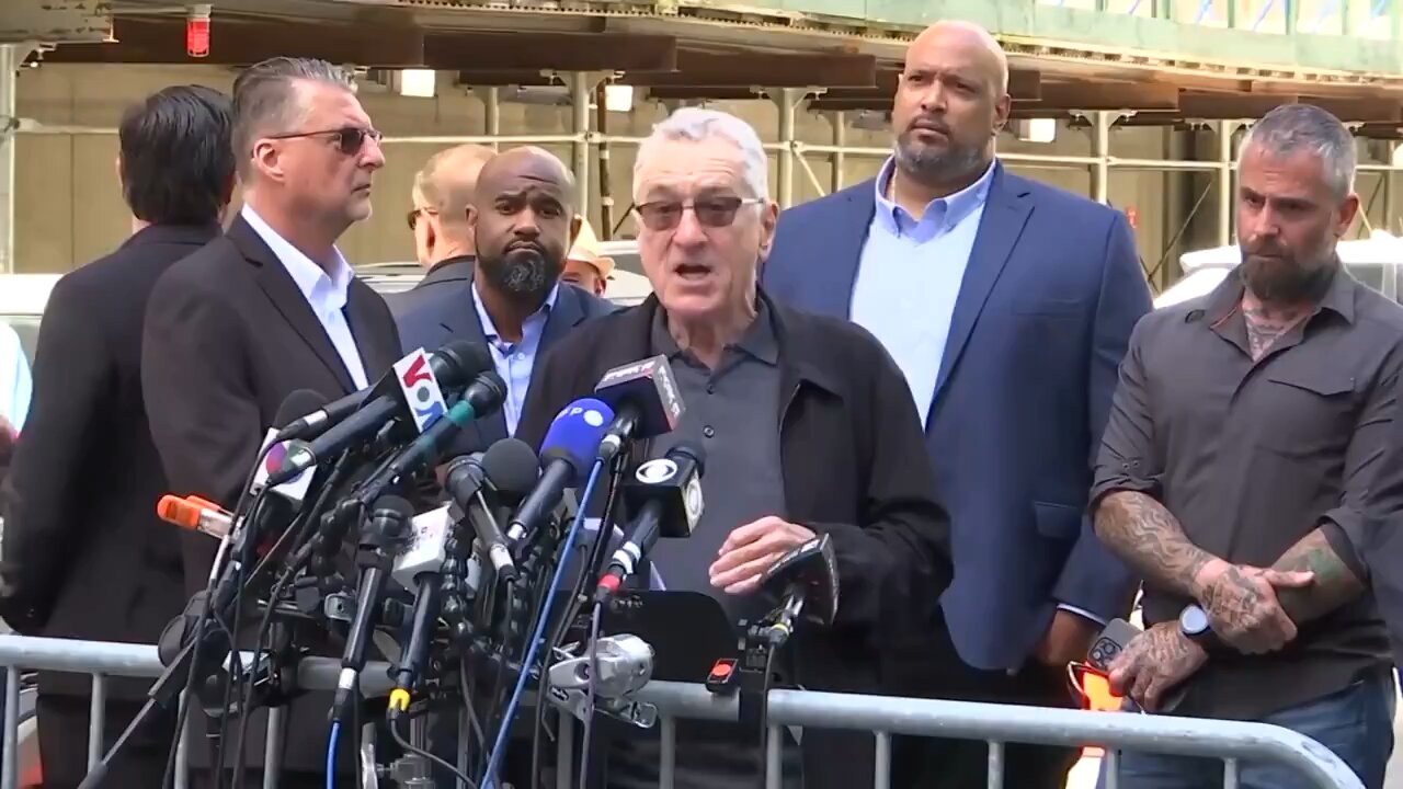 Actor Robert De Niro warns that “the government will perish from the earth” if Trump is re-elected