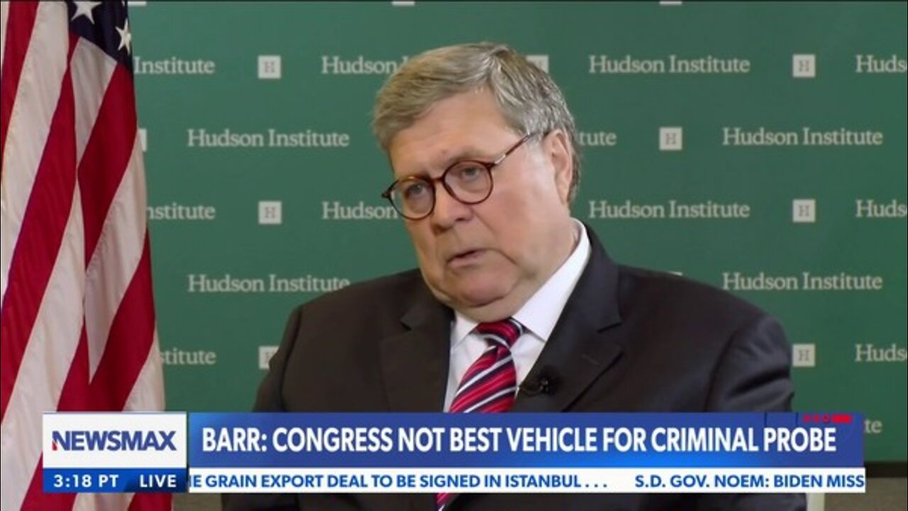 FORMER ATTY GENERAL BILL BARR ON THE JANUARY 6 COMMITTEE