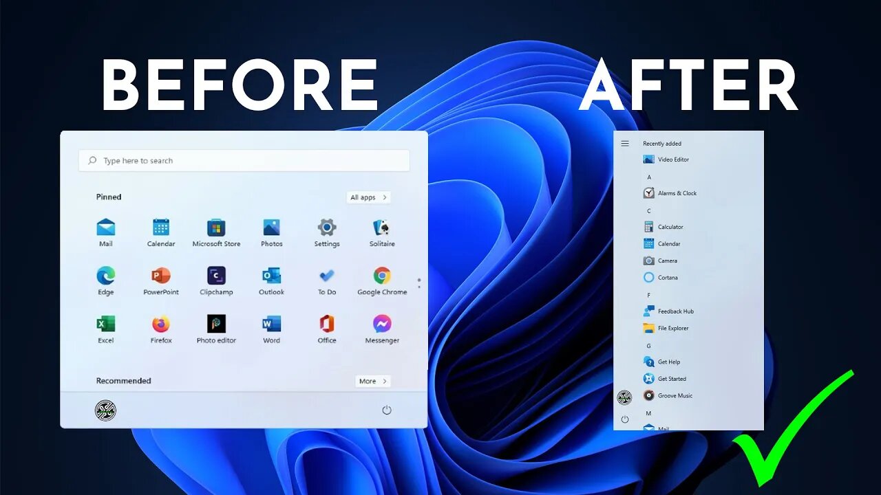 Make your Windows 11 Start Menu better! (or more like Windows 10)