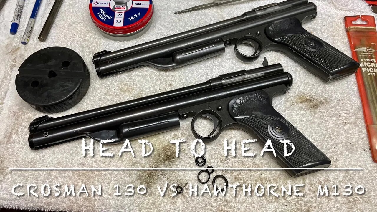 Head to head challenge Crosman 130 vs. Hawthorne M130