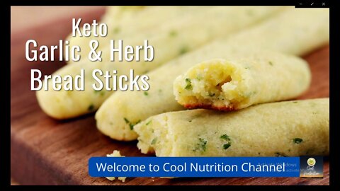 Keto Garlic & Herb Bread Sticks Recipe