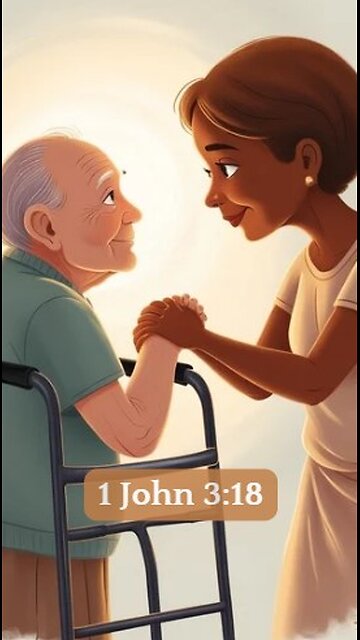 1 John 3:18 - Dear children, let us not love with words or speech but with actions and in truth.