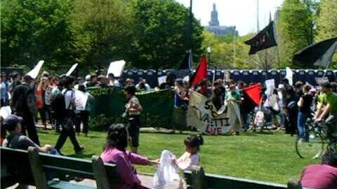 About to start Marching Boston Common Immigration March 5-1-10.AVI