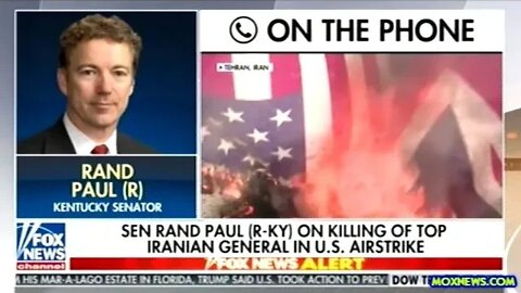 Rand Paul "Diplomacy Is Now Dead With Iran!"