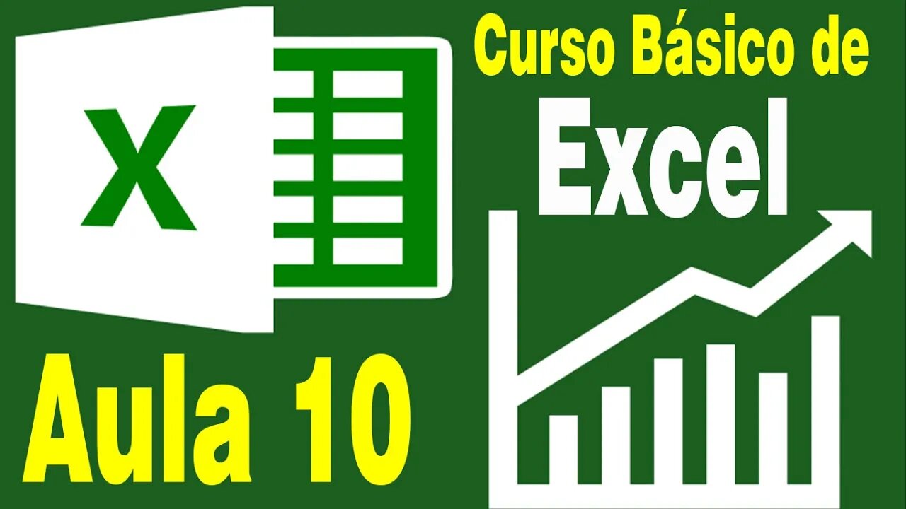 Curso de Excel Básico- Aula 10 Operações Básicas Part 2