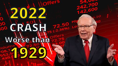 Why the 2022 Market Crash will be worse than 1929