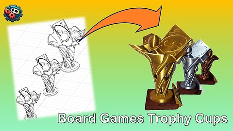 Board Game Trophy Cups