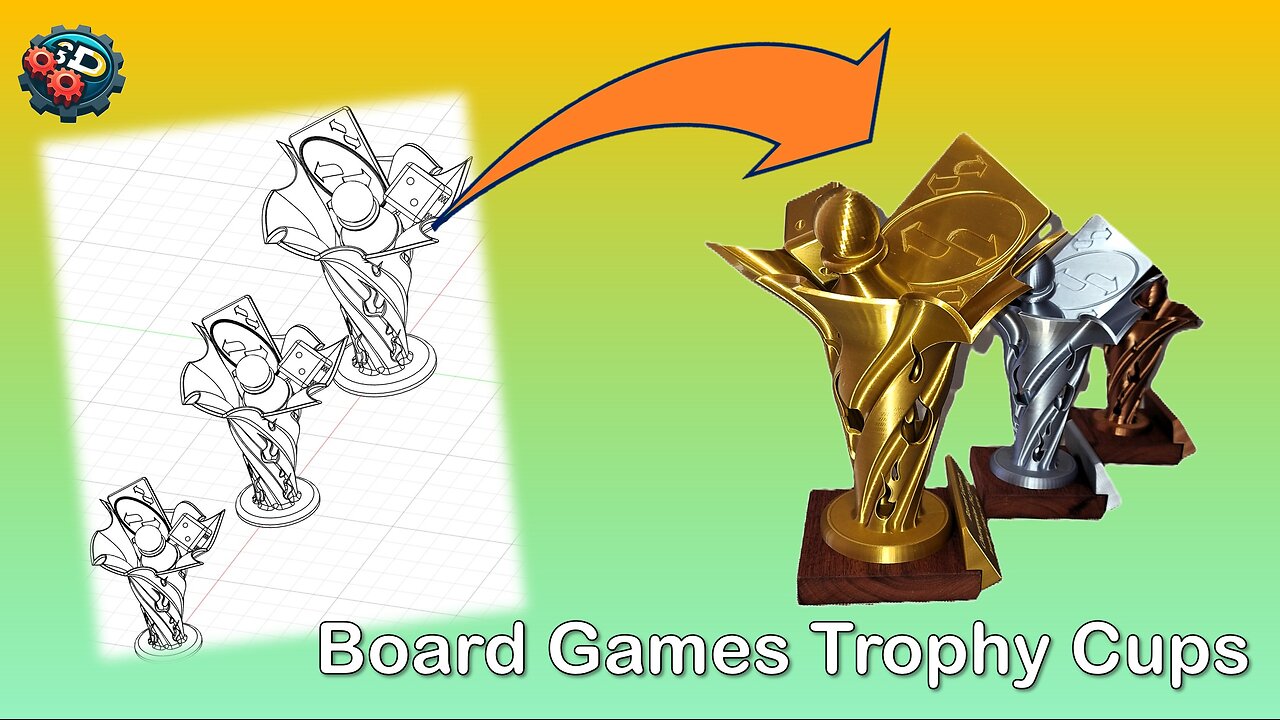 Board Game Trophy Cups