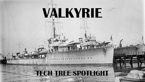 World of Warships Legends Tech Tree Spotlight: Valkyrie