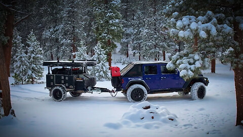 Solo Winter Camping in the Colorado Snow