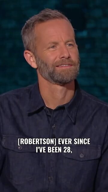 Kirk Cameron talking to Phil Robertson.