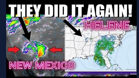 NEW Mexico Flood & Hurricane HELENE - Asheville! Weather MODIFICATION!