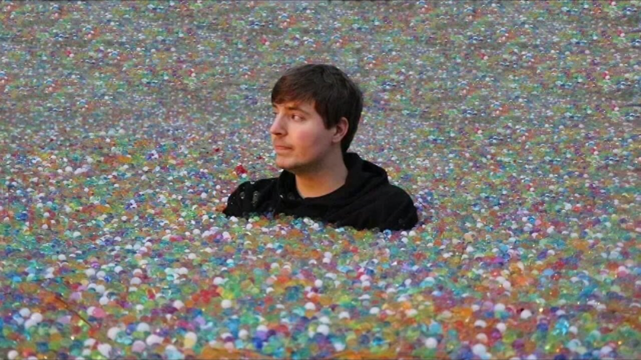 I put 100 million orbeez in my friend's backyard