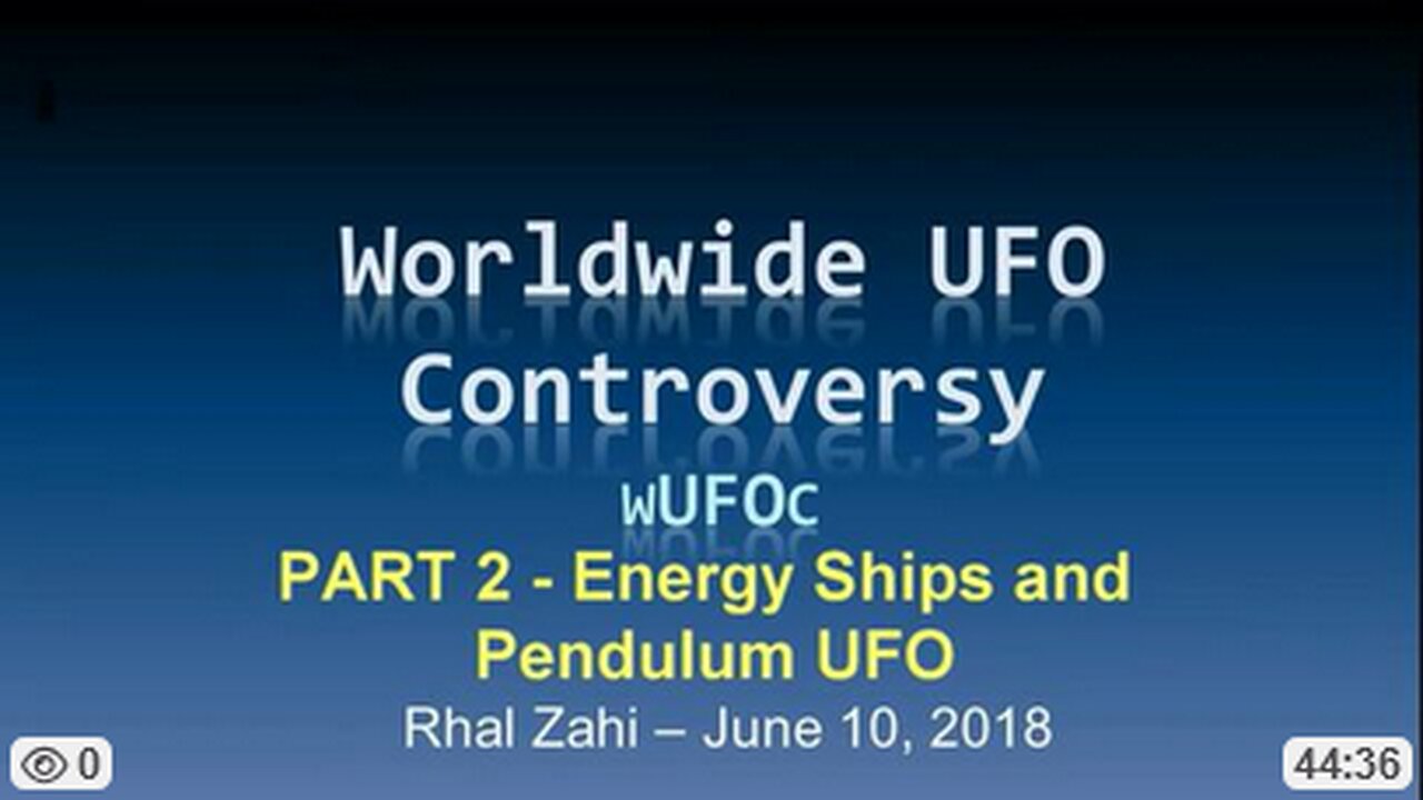 Worldwide Meier UFO Controversy - Part 2 by Rhal Zahi