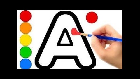 A for Apple,B for Ball, Alphabets, छोटे बच्चों की पढ़ाई,#toddlers #kidssong #abcdsongs #learncolors