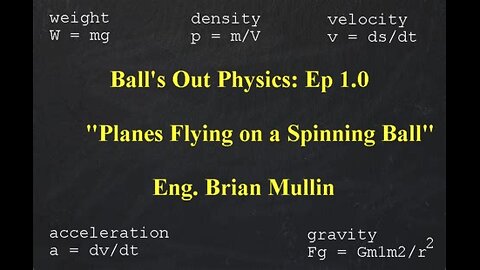 x 01.Ball's Out Physics - Episode 1.0 - Planes Flying on a Spinning Ball