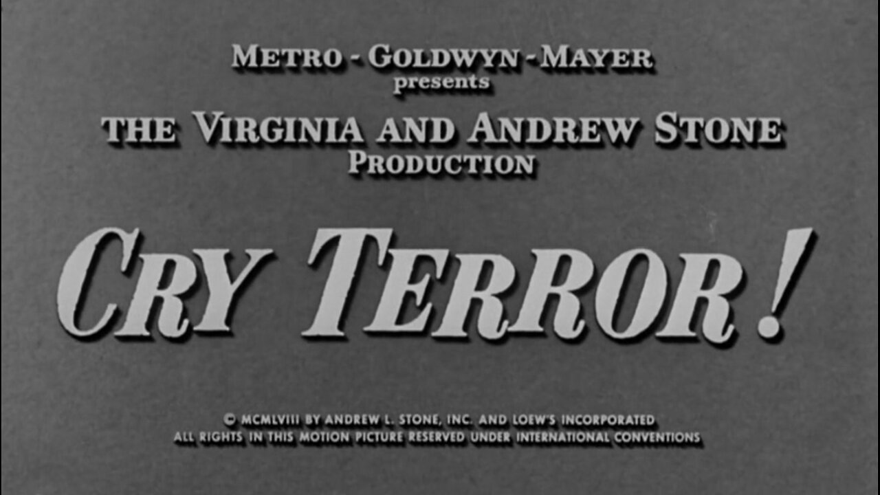 Cry Terror (1958)