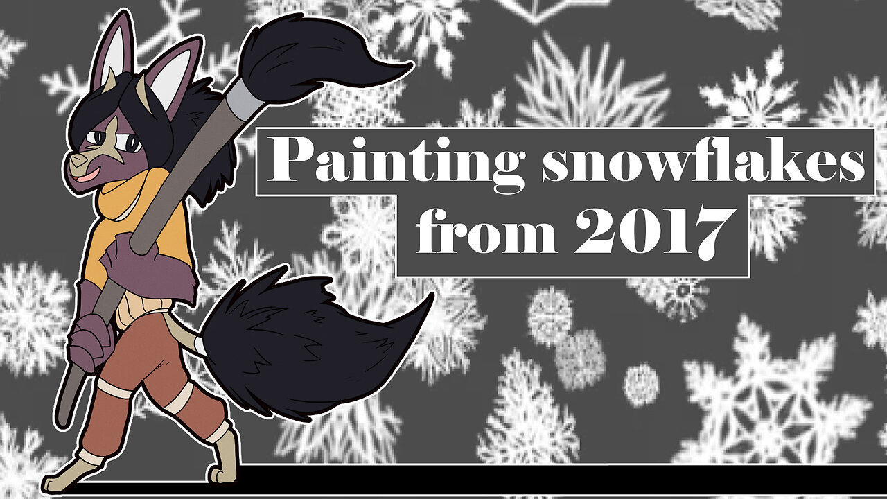 Painting snowflakes from 2017 - Silvoriart