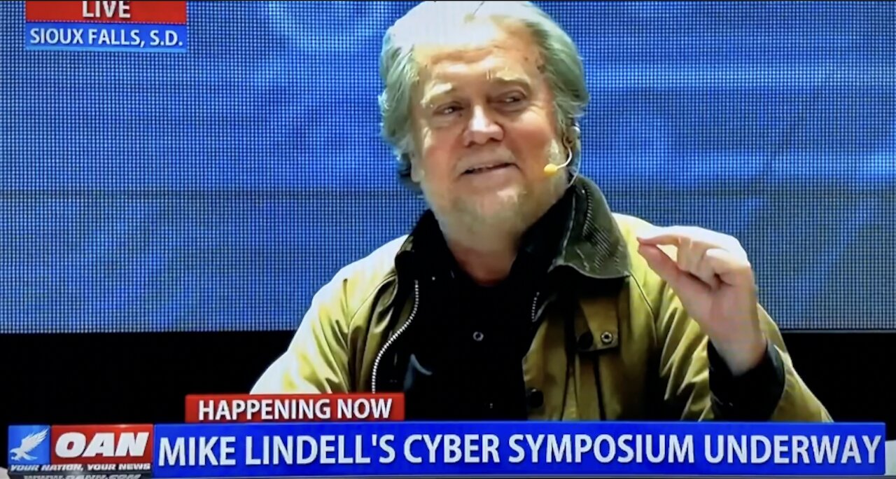 Bannon goes off at Cyber Symposium: re: corrupt law enforcement