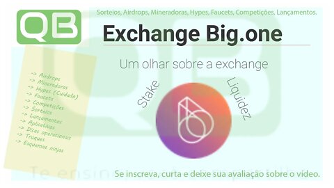 #DICA - UM OLHAR SOBRE UMA #EXCHANGE - #Bigone