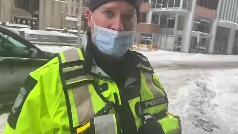 Canada Ottawa police acting like NAZI Gestapo police