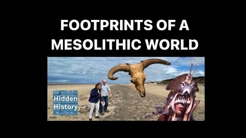 Mesolithic footprints reveal lost world of large animals and hunter gatherers - in Merseyside