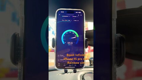 Boost Infinite on native Dish Wireless network on a iPhone 15 pro max #boostinfinite #dishwireless
