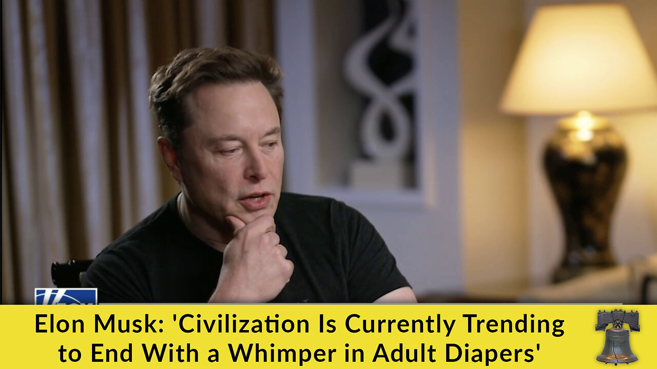 Elon Musk: 'Civilization Is Currently Trending to End With a Whimper in Adult Diapers'