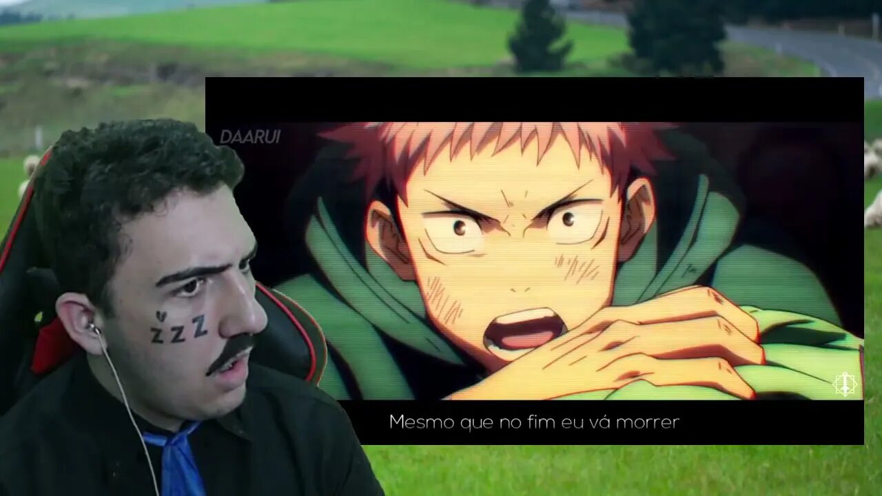 PASTOR REACT Rap do Yuji Itadori (Jujutsu Kaisen) | Receptáculo de Sukuna | Daarui