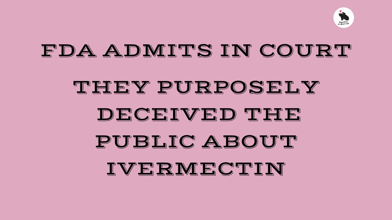 FDA Lied About Ivermectin