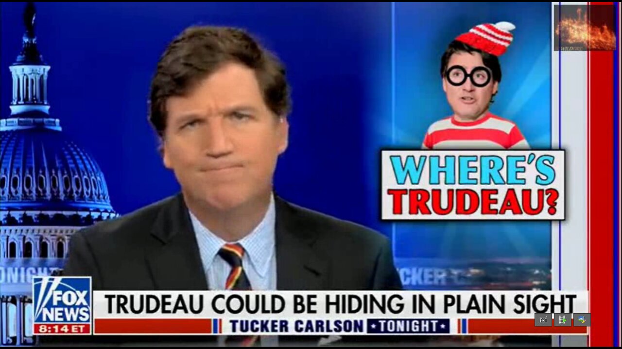Tucker Carlson tries to find Trudeau