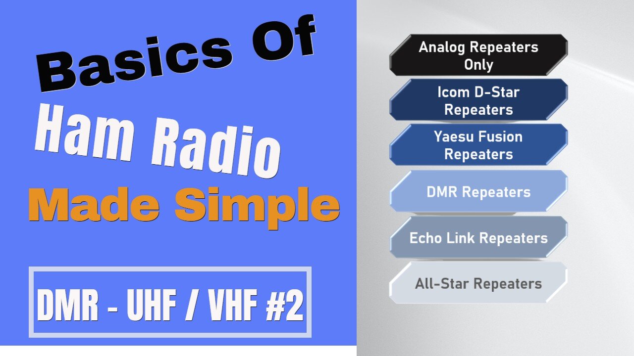 Basics Of Ham Radio UHF/VHF Part 2