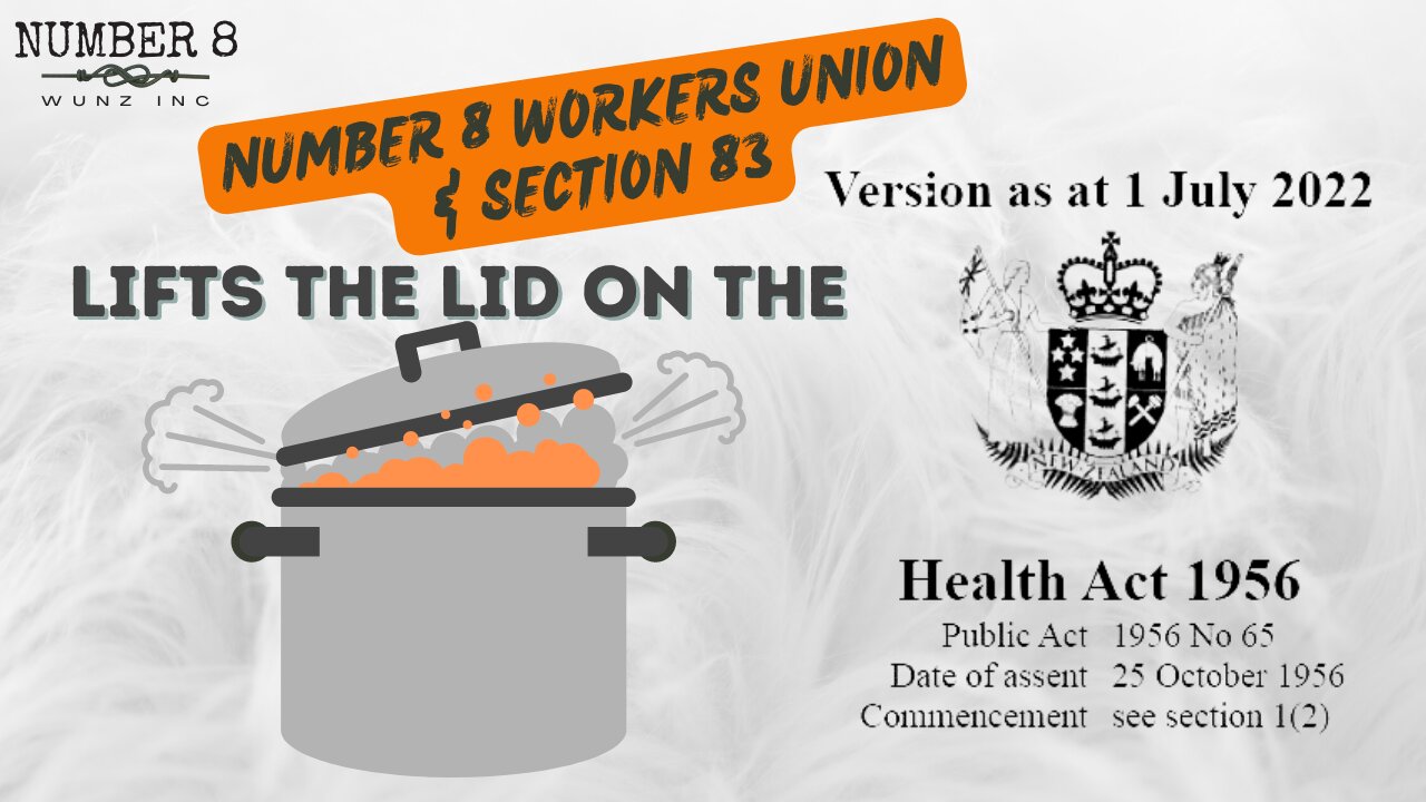 Ep 2 N8 28th Nov 2022 - Liz Lambert of Number 8 Workers Union of New Zealand Lifts the Lid on the Health Act 1956