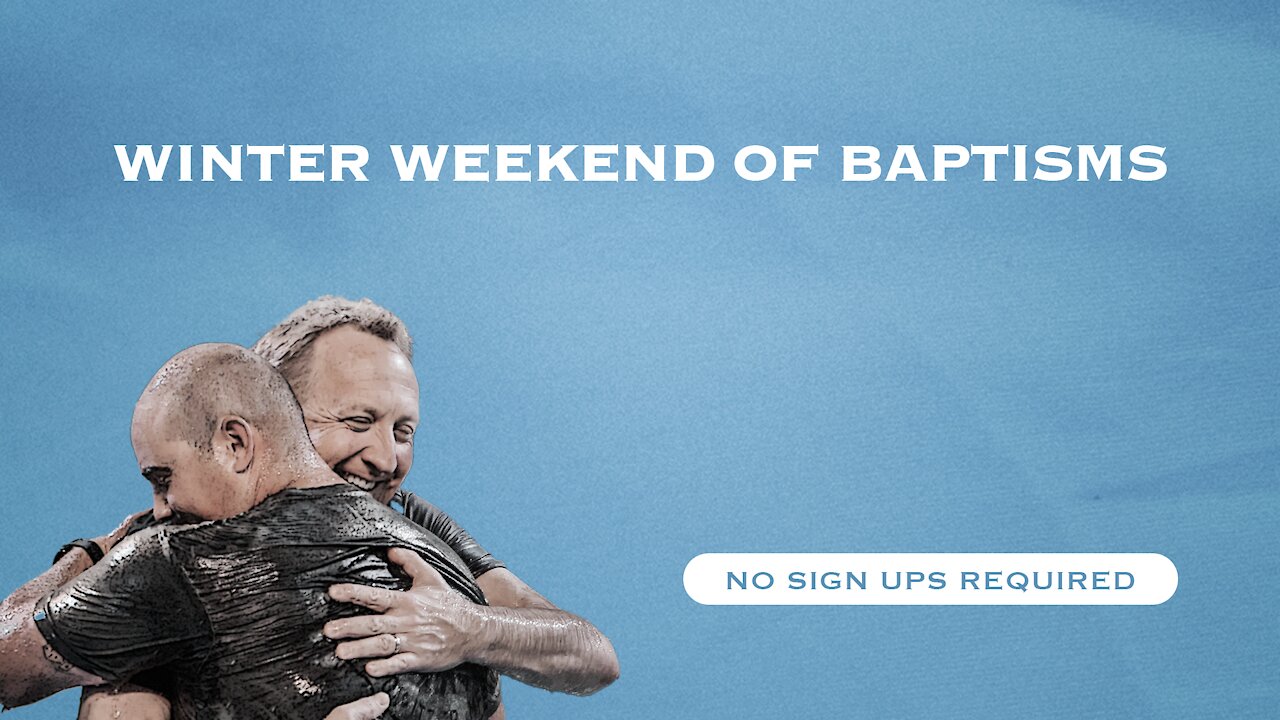 Godspeak Baptism Weekend