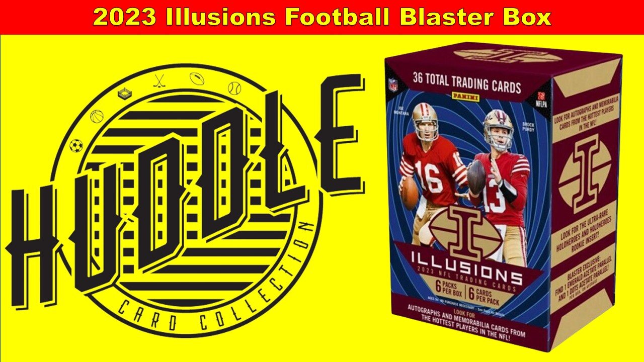 Pulling Top Rookies & Emerald Cards From A 2023 Panini Illusions Football Blaster