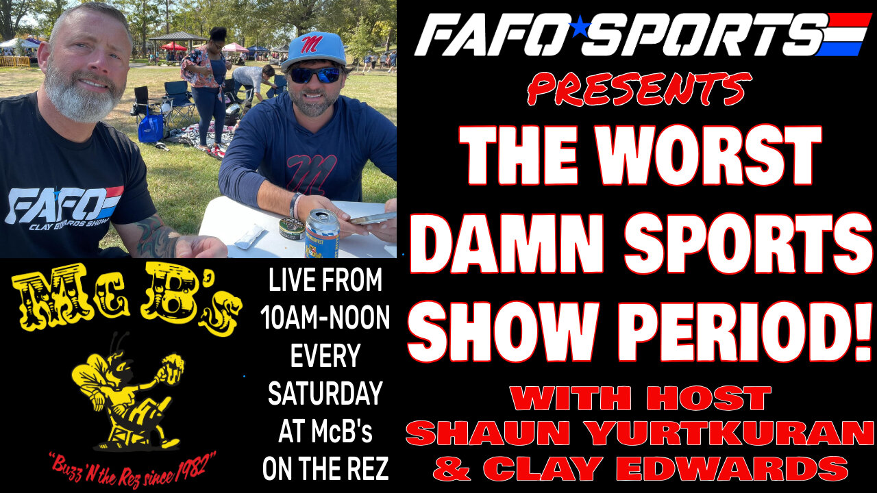 THE WORST DAMN SPORTS SHOW PERIOD W/ SHAUN YURTKURAN & CLAY EDWARDS (Ep #4) 10/19/24