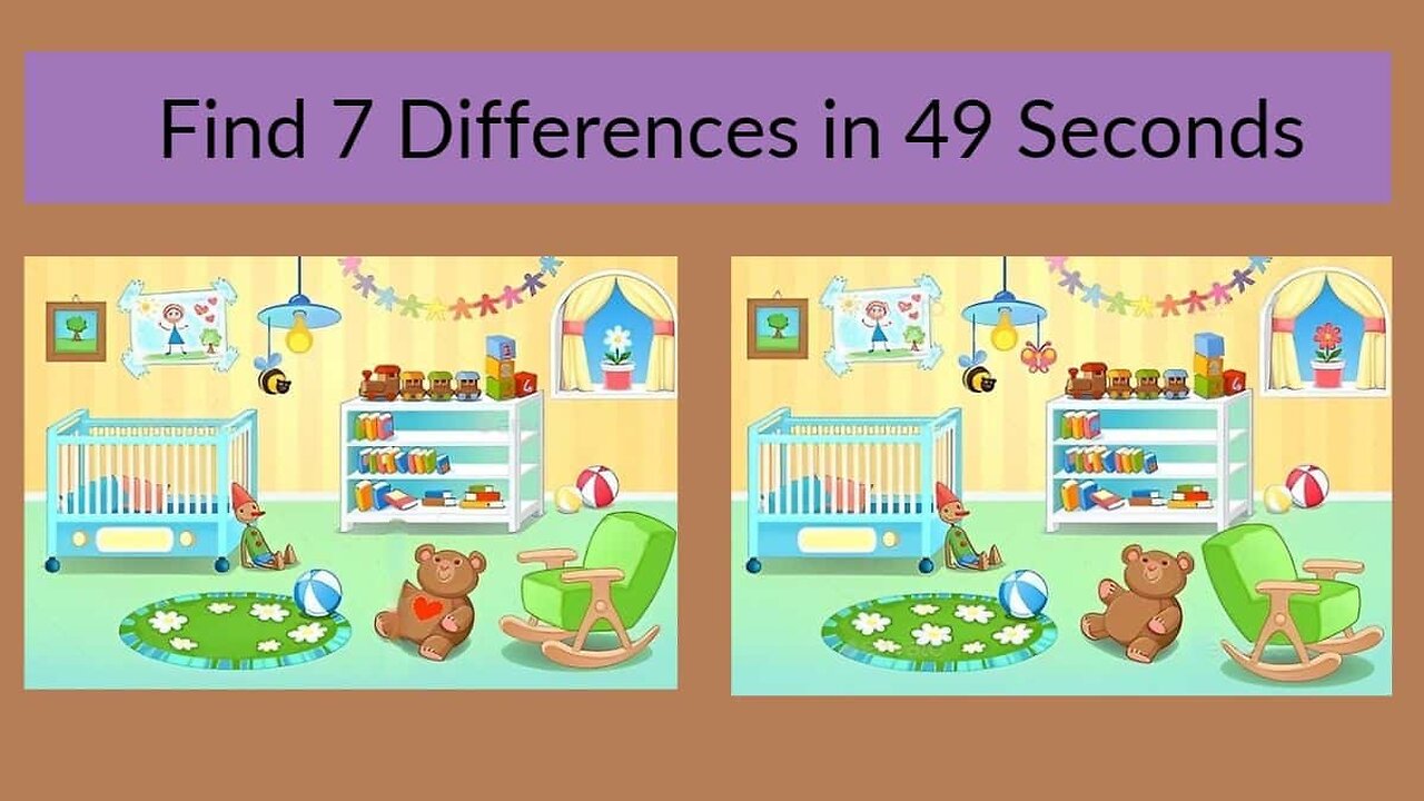 Can You Find All 7 Differences in 1 Minute?