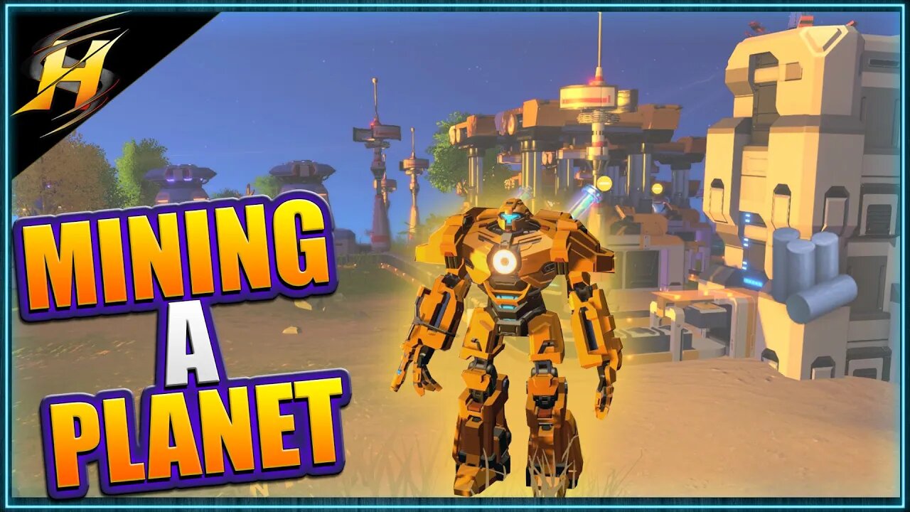 Mining A Planet | Dyson Sphere Program Gameplay